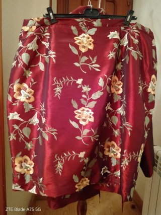 Traje de chaqueta y pantalón a cuadros