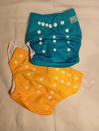 20 Pañales Reutilizables AlvaBaby + 30 Insertos