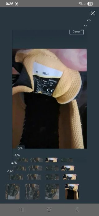 Botas de seguridad FORli negras