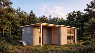 Casa modular 3D de hormigón (40 m²) – SIN PARCELA