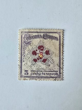 Sello antiguo de Colombia