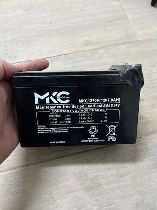 Batería MKC 12V 7.0AH AGM Sellada