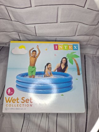 Piscina Gonfiabile per Bambini Intex 1,47m Blu