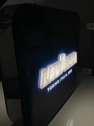 Insegna bifacciale Luminosa Lavazza