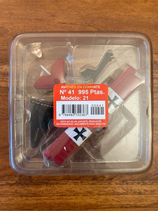 Maqueta Avión Fokker Dr.1 Rojo