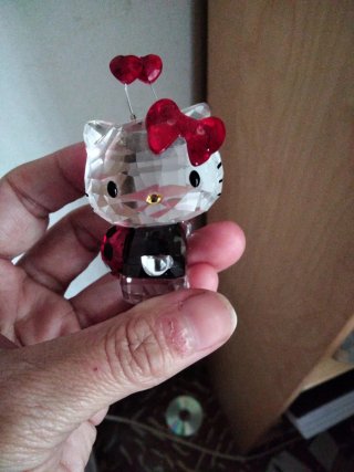 Hello Kitty Swarovski Cristal Corazones