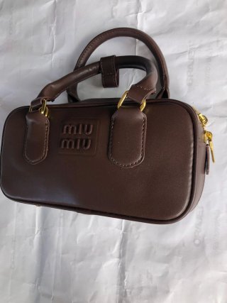Borsa Miu Miu Marrone