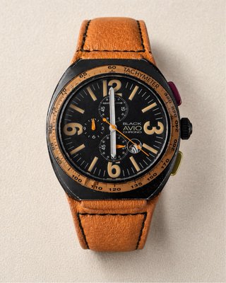 Reloj Black Avio Chrono Aviador Marrón