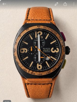 Reloj Black Avio Chrono Aviador Marrón