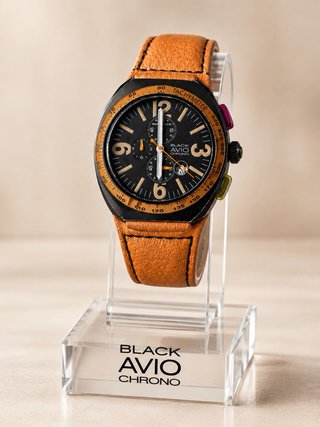 Reloj Black Avio Chrono Aviador Marrón