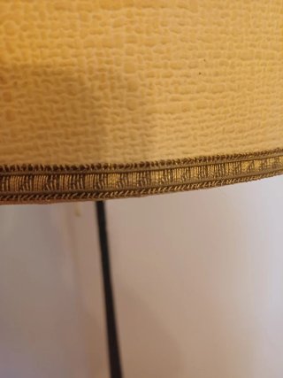Lámpara de pie vintage hierro y tela