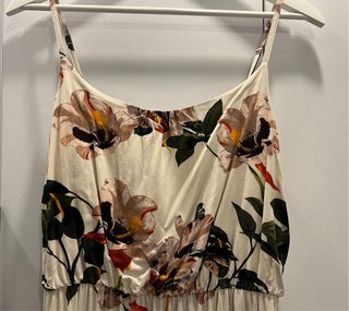 Vestido largo Only floral talla S