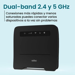 Router Portátil ADOC WiFi con Ranura SIM