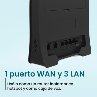 Router Portátil ADOC WiFi con Ranura SIM