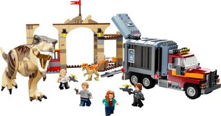 LEGO. Jurassic World. Fuga T. rex y Atrocirraptor.