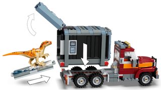 LEGO. Jurassic World. Fuga T. rex y Atrocirraptor.