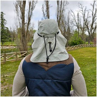 Gorro Pescador Unisex Ajustable Sombrero Gris