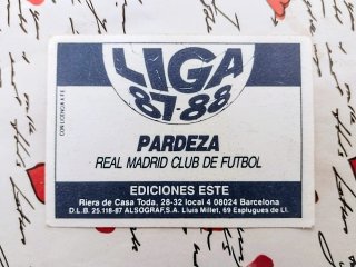 ANTIGUOS CROMOS DE FÚTBOL  LIGA 87/88