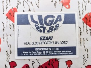 ANTIGUOS CROMOS DE FÚTBOL  LIGA 87/88