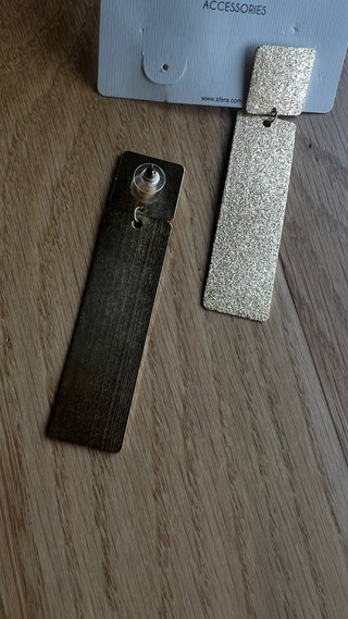 Pendientes “Sfera” Dorados Geométricos