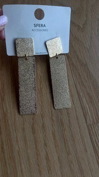 Pendientes “Sfera” Dorados Geométricos