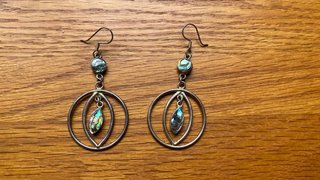 Pendientes largos plata