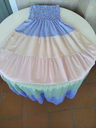 Precioso Vestido Largo T/S,M
