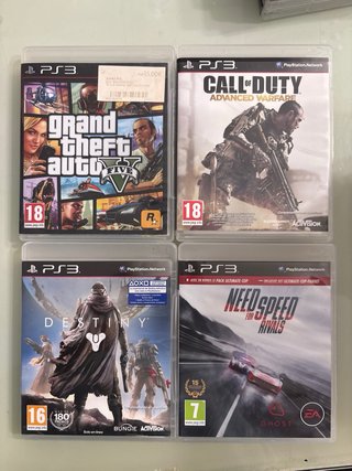 Lote 15 juegos PS3 + 1 carátula