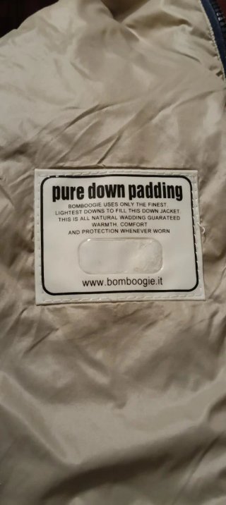 Bomboogie Giubbotto bambino 8 anni Blù Piumino
