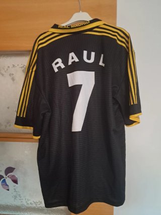 Camiseta Real Madrid Adidas Negra y Amarilla