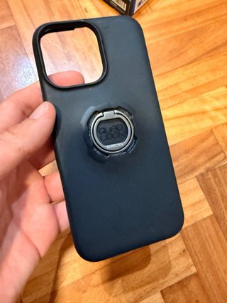 Quad Lock para tija. Soporte de móvil para moto