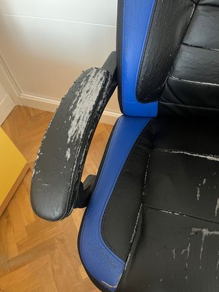 Silla Gaming SONGMICS Negra y Azul