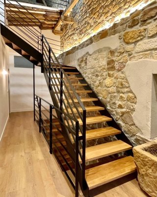 Escaleras en acero y acero inoxidable