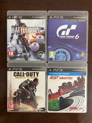 Lote 4 juegos ps3
