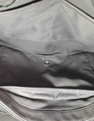 Bolso tote gris Cuero ecológico Mujer - MUY BUENO