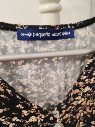 Vestido Pequeña Moma estampado floral