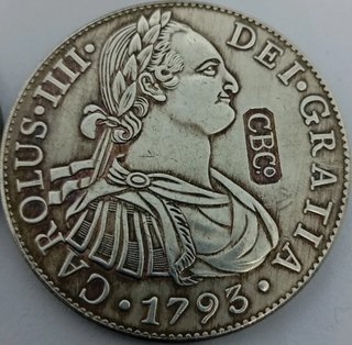 🇪🇦 3 MONEDAS 8 REALES RESELLO CHELINES