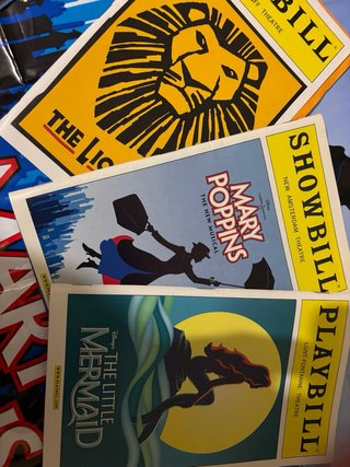 Playbills Disney: El Rey León, Mary Poppins, Siren