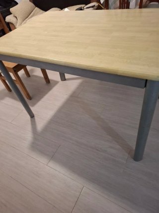 Mesa Comedor/Jardín Madera y Metal