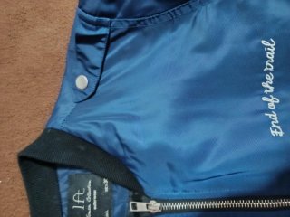Chaqueta Bomber Azul