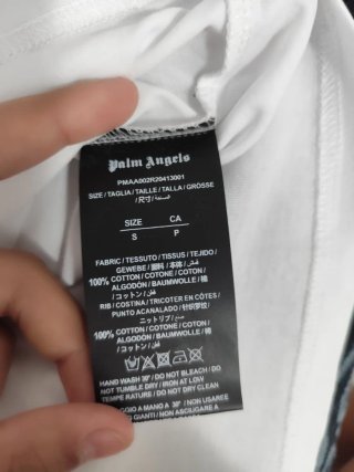 Camisa Palm Angels Blanca