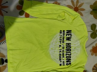 Camiseta niño manga larga amarilla New Horizons