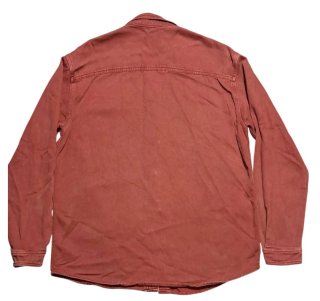 Camisa Zara Hombre Algodón Color Teja