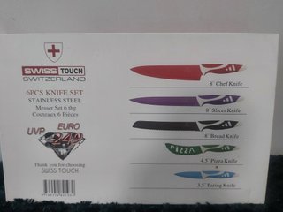 Juego de Cuchillos Swiss Touch Acero Inoxidable