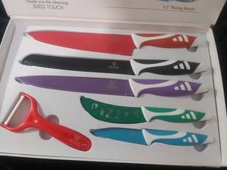 Juego de Cuchillos Swiss Touch Acero Inoxidable