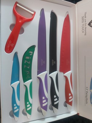 Juego de Cuchillos Swiss Touch Acero Inoxidable