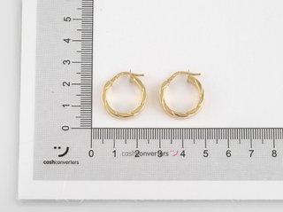 argollas oro 18k