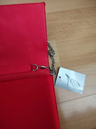 Bolso Clutch Rojo Vintage Nuevo