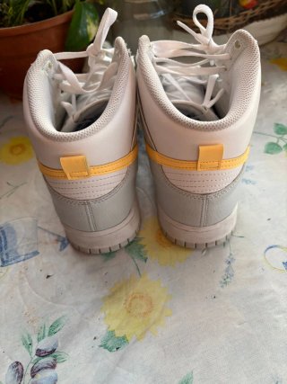 Scarpe Nike Dunk High Grigio Bianco Giallo