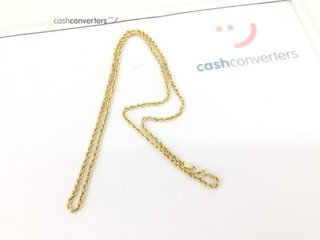 collar oro 18k 30cm